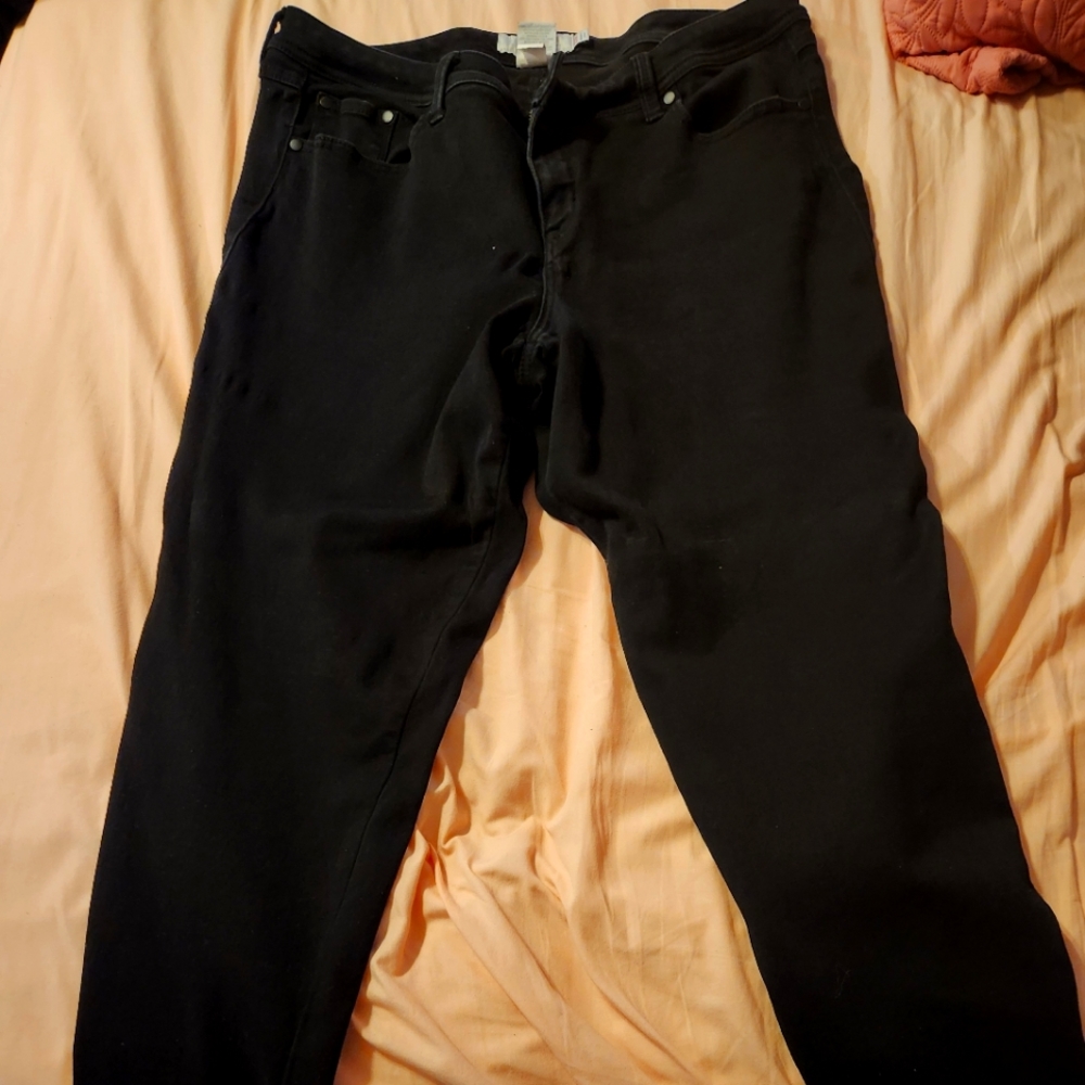 LUXE SKINNY JEAN - SATEEN STRETCH BLACK